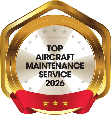 Top Aircraft Maintenance Service 2026 award badge
